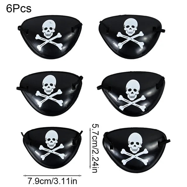 Pirate Party Decorations Captain Hat Costume Props for Kids