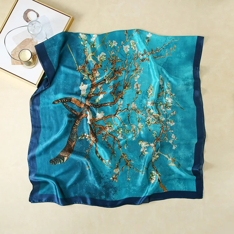 Women's Long Scarf – Smooth Polyester Shawl for All Seasons