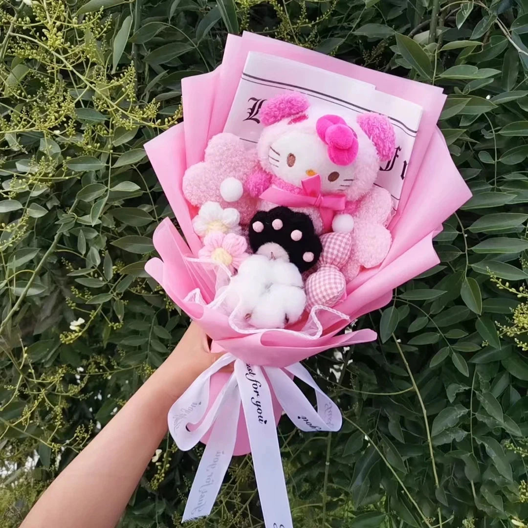 Plush Flower Bouquet with Soft Plush