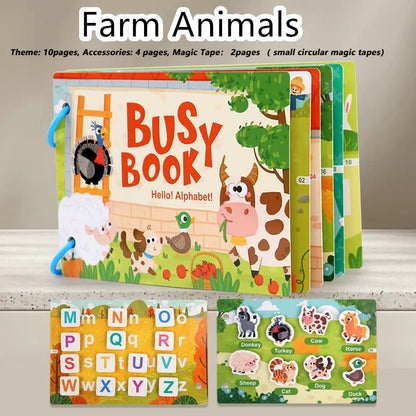 Busy Book for Kids – Interactive Learning Activity Book