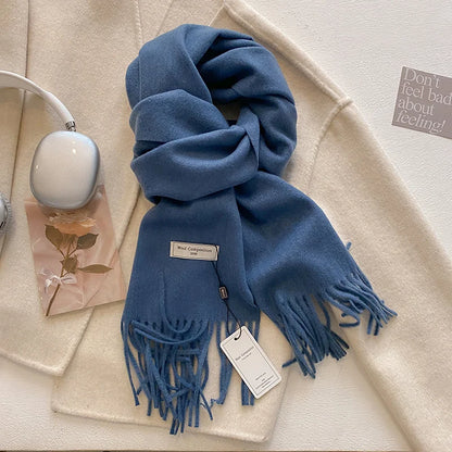 Women’s Winter Scarf – Warm Wool Blend Wrap for Cold Weather