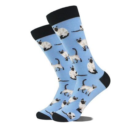 Funny Men's Socks Cotton Novelty Crew Socks Unisex