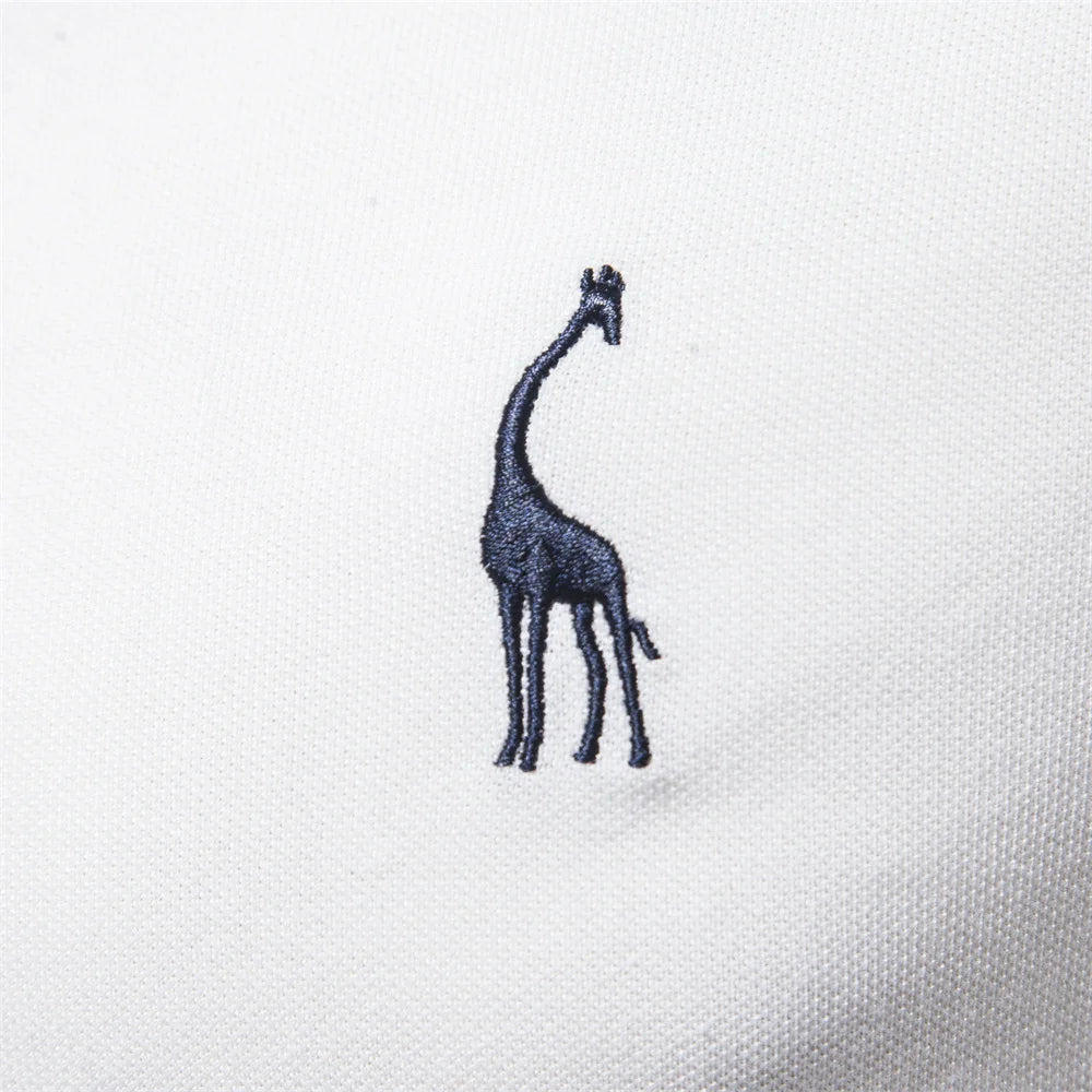 Men's Polo Shirts Cotton Short Sleeve Casual Polo Shirt
