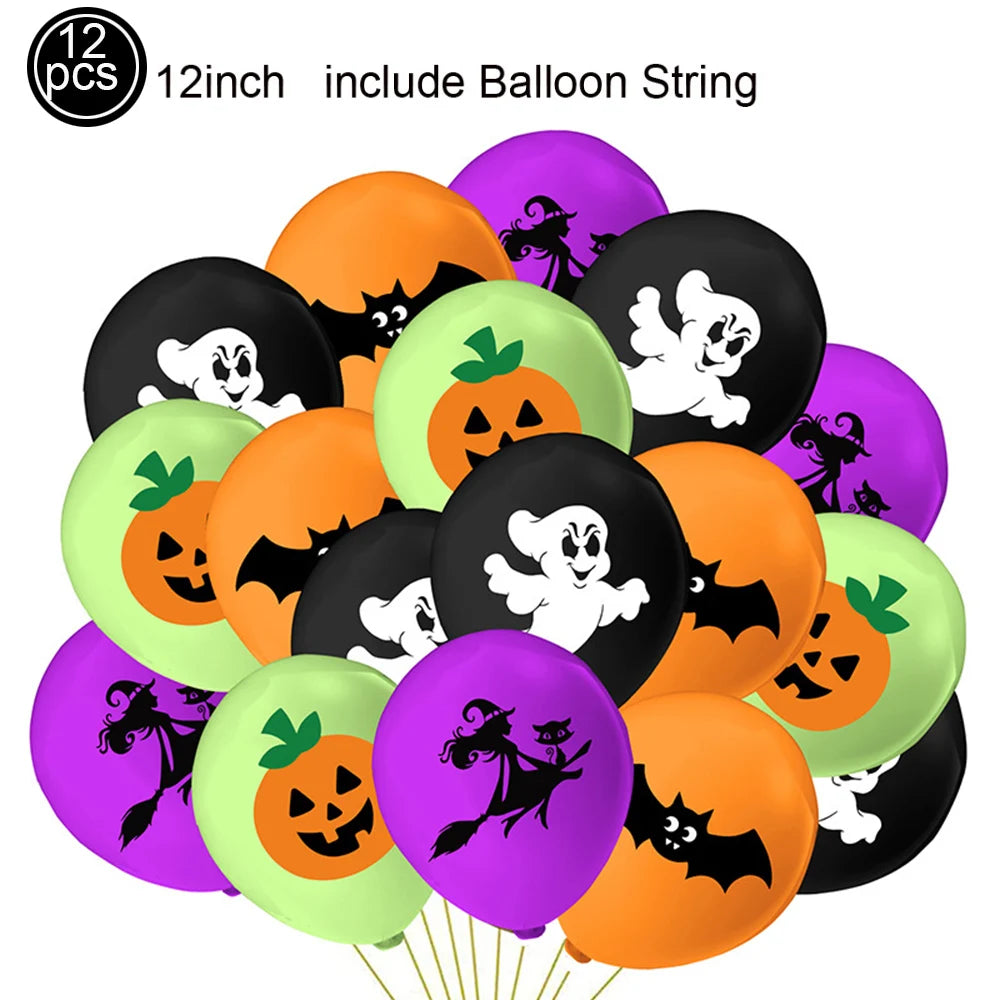 Halloween Ghost Decorations, Party Tableware and Hanging Decor