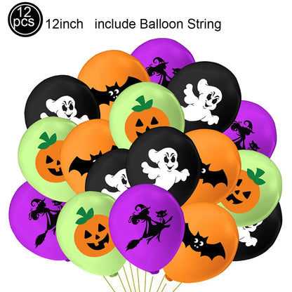Halloween Ghost Decorations, Party Tableware and Hanging Decor