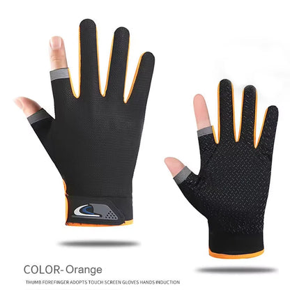 Fishing Gloves Fingerless Touchscreen Cycling Sun Protection