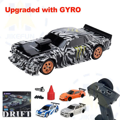 RC Drift Car 1:43 Scale 4WD Remote Control Racing Car RTR