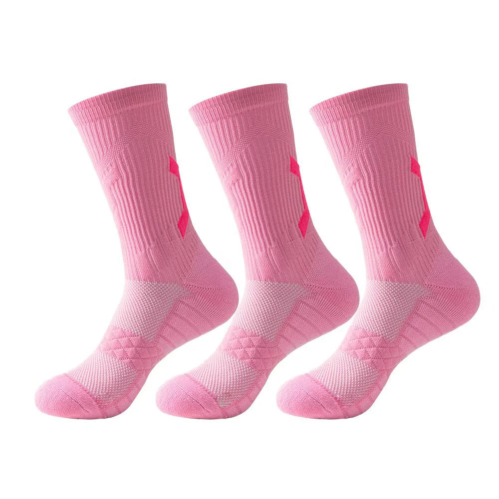 Men's Basketball Socks with Thick Bottom for Sports & Training