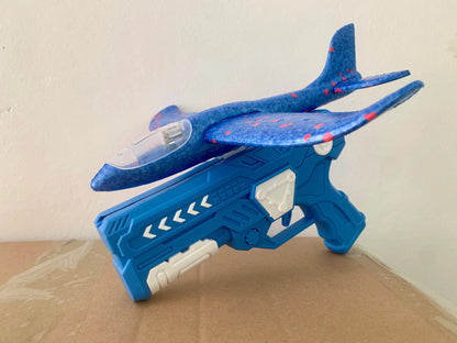 Foam Glider Plane Toy Glowing Catapult Outdoor Flying Aircraft