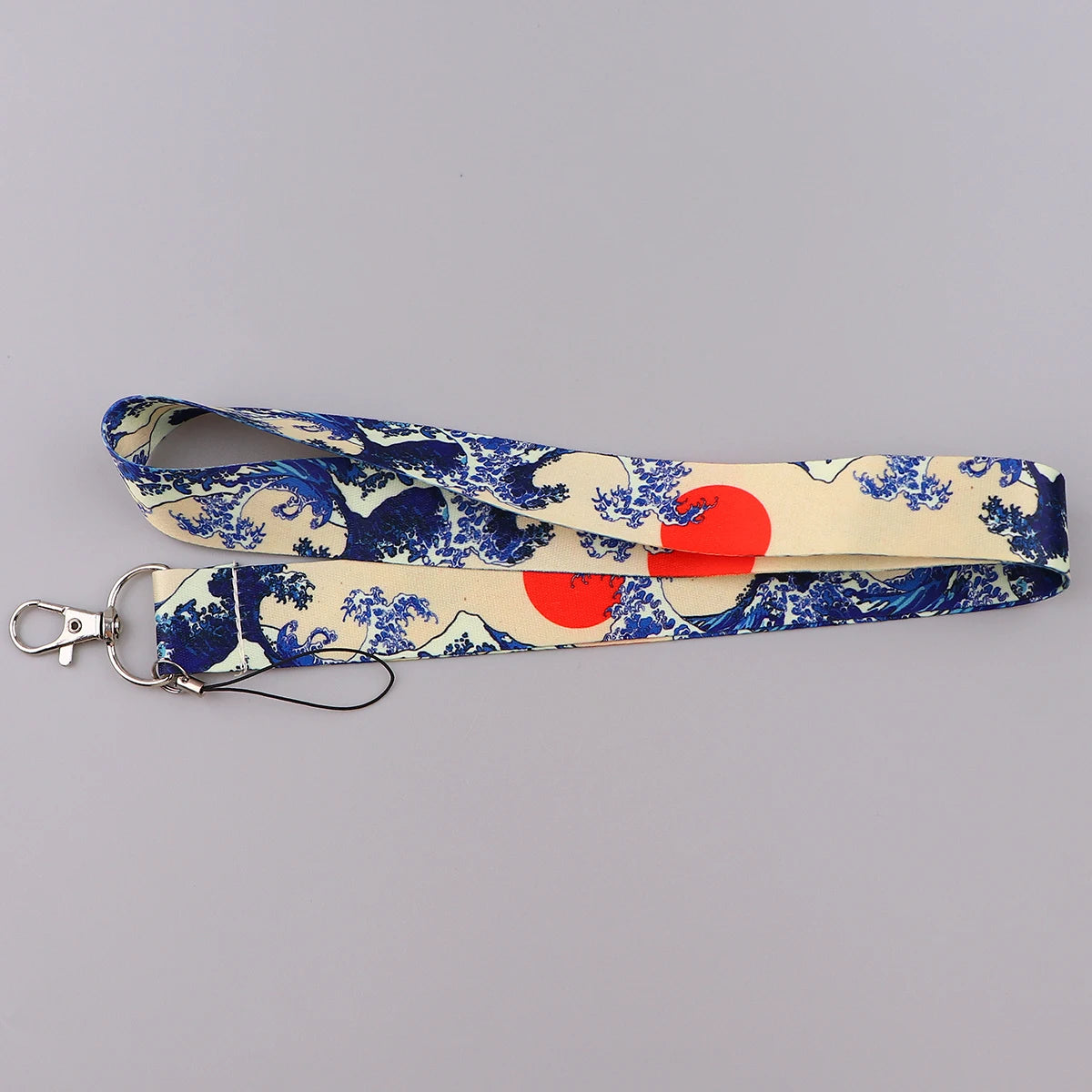Credential Holder Lanyard with ID Card Sleeve & Metal Clip