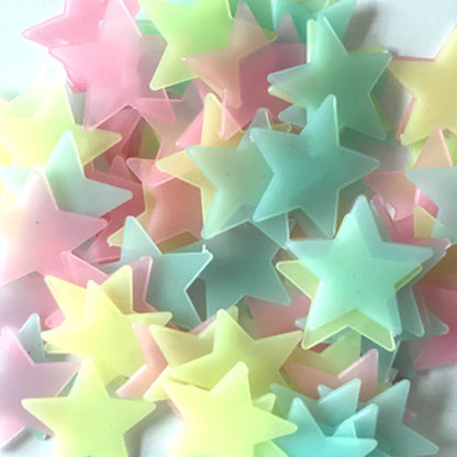 100PCS Glow in the Dark Stars Wall Stickers for Kids Bedroom Ceiling