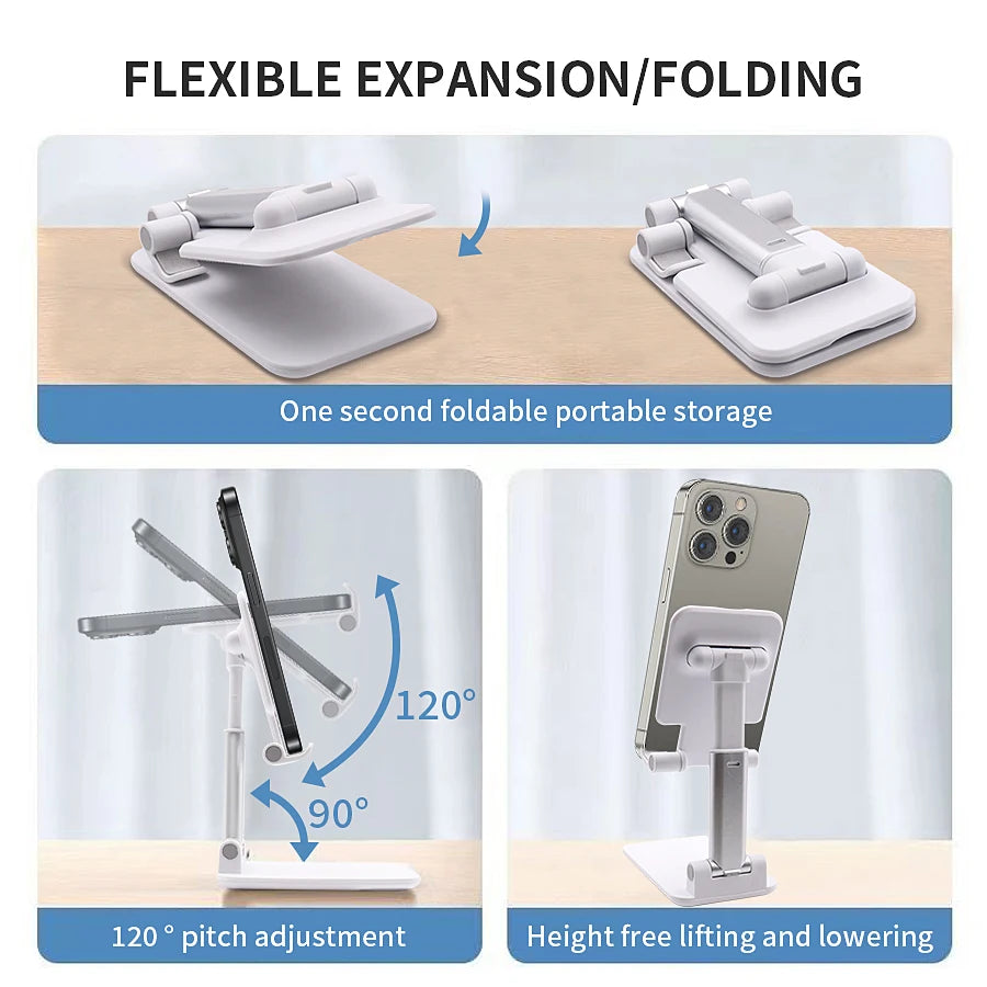 Phone Holder Stand Adjustable Flexible Desktop Tablet Mount