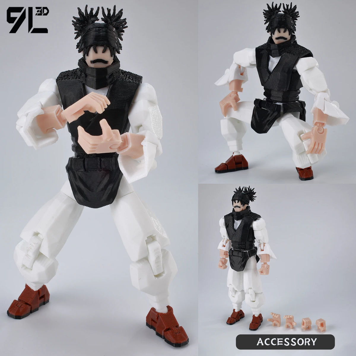 Poseable Action Figure 14cm 3D Printed Collectible Model