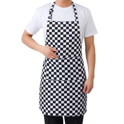 Kitchen Apron with 2 Pockets Adjustable Chef Cooking Apron