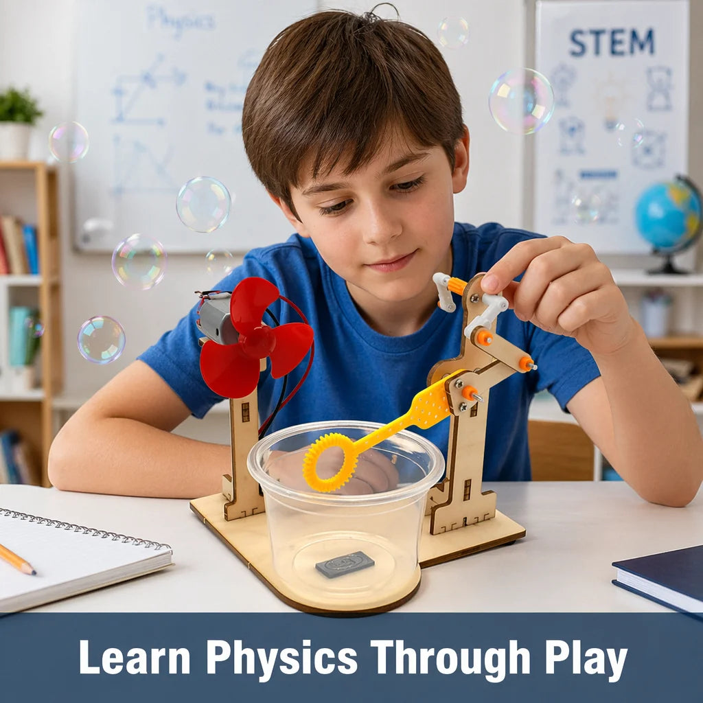 Kids Science Experiment Kit – DIY Wooden STEM Learning Toy