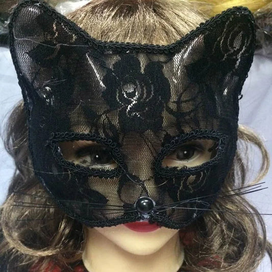 Lace Masquerade Mask for Women Halloween Cosplay Party
