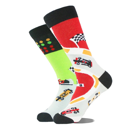 Funny Men's Socks Cotton Novelty Crew Socks Unisex