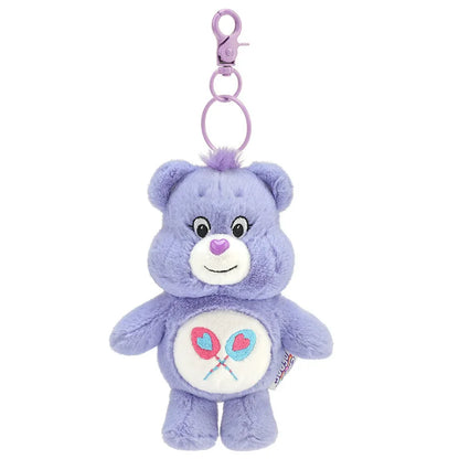 Rainbow Bear Plush Keychain  Cute Plush Bag Charm