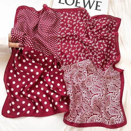Women’s Square Scarf – Printed Head & Neck Fashion Accessory