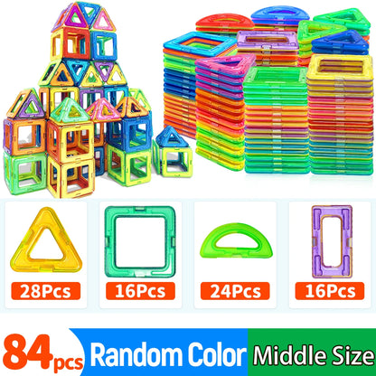 Magnetic Building Blocks STEM Construction Toys for Kids
