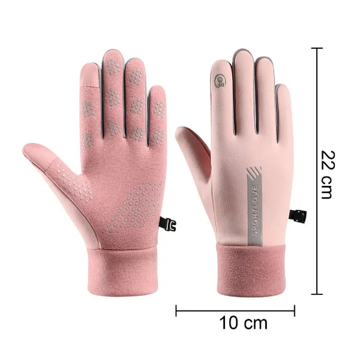Thermal Winter Gloves Fleece Lined Cycling Sports Gloves
