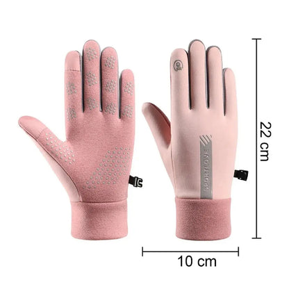 Thermal Winter Gloves Fleece Lined Cycling Sports Gloves