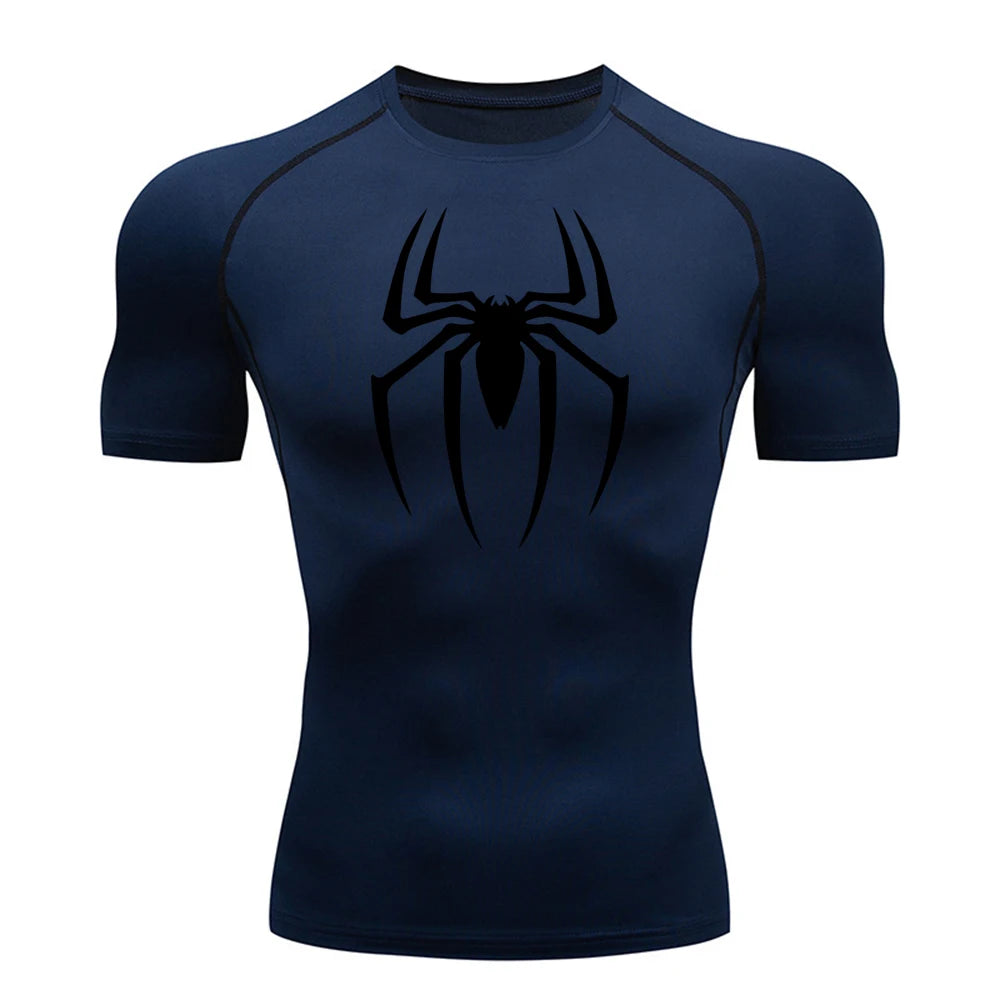 Men's Compression Shirt Quick Dry Short Sleeve Gym Running Top
