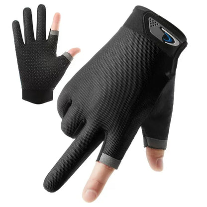 Fishing Gloves Fingerless Touchscreen Cycling Sun Protection