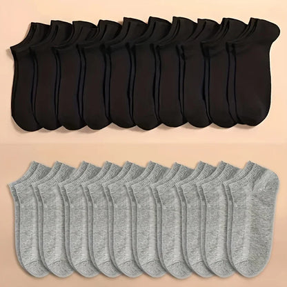 Men's Casual Socks Soft Breathable Low Cut Everyday Socks
