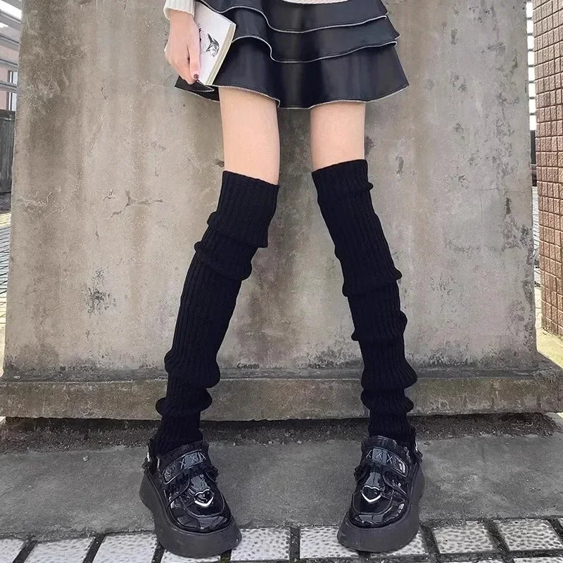 Leg Warmers – Long Knitted Winter Leg Covers for Women