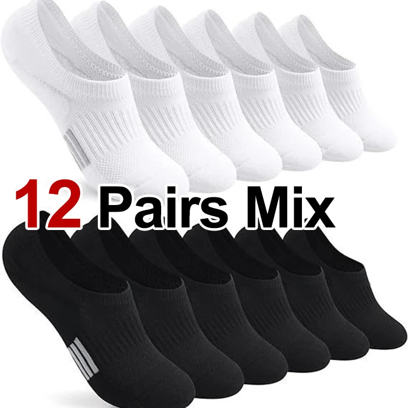 Women’s Ankle Socks Breathable Mesh No-Show Lightweight