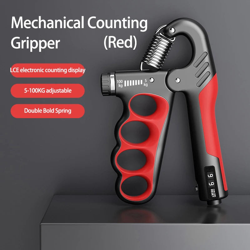 Grip Strength Trainer Adjustable Hand Grip Strengthener 5–100kg