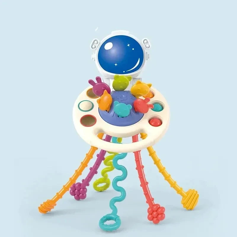 Pull String Sensory Toy for Fine Motor Skills and Baby Play