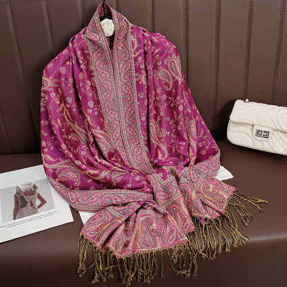 Women's Winter Scarf, Soft Pashmina Shawl Wrap