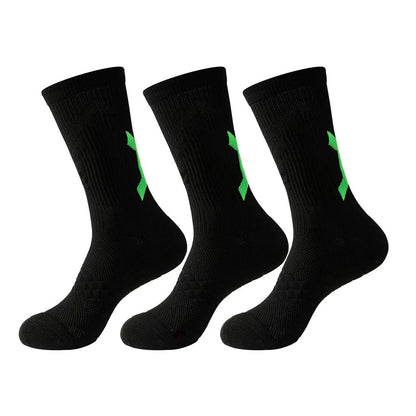 Men's Basketball Socks with Thick Bottom for Sports & Training
