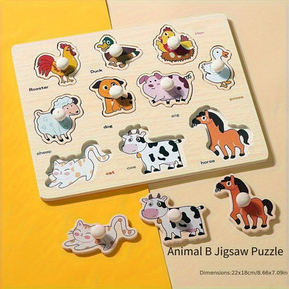 Wooden Shape Puzzle Board for Shape Matching and Learning