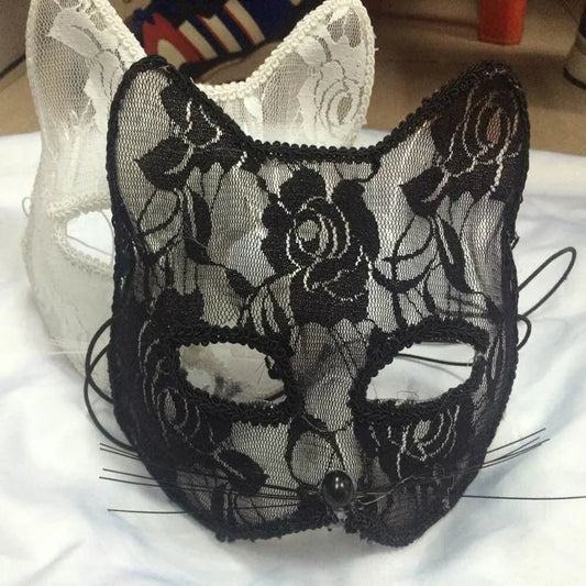 Lace Masquerade Mask for Women Halloween Cosplay Party