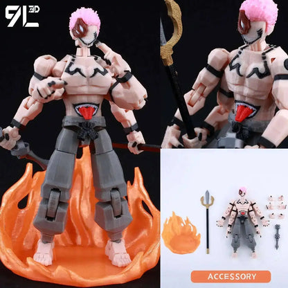 Poseable Action Figure 14cm 3D Printed Collectible Model