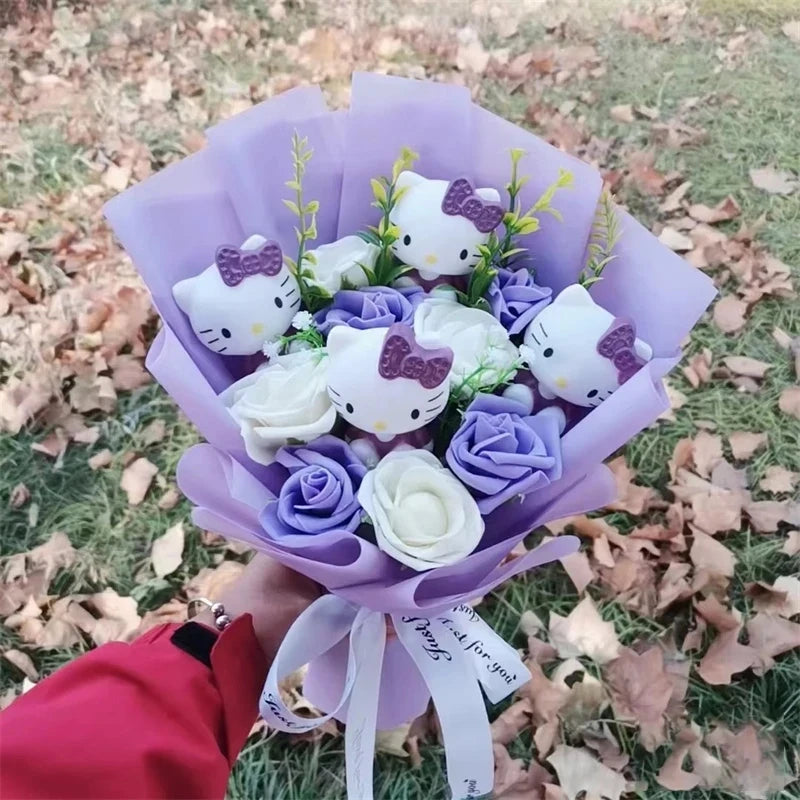 Plush Flower Bouquet with Soft Plush