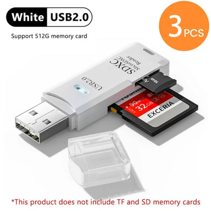 USB 3.0 Card Reader for SD and Micro SD TF Memory Cards
