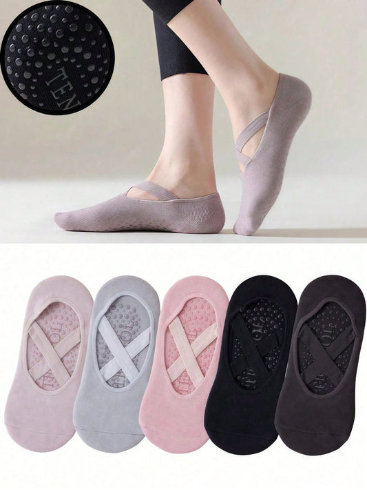Women's Yoga Socks Anti-Slip Grip for Pilates Fitness
