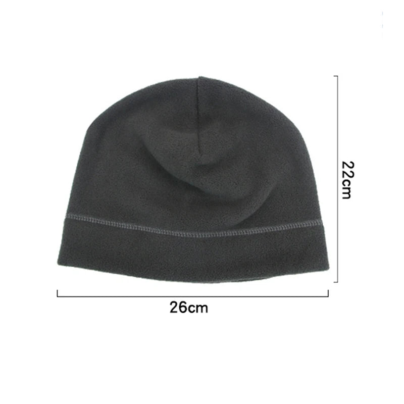 Winter Cycling Beanie Fleece Thermal Helmet Liner Hat