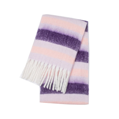 Pashmina Scarf for Women, Warm Plaid Winter Shawl Wrap
