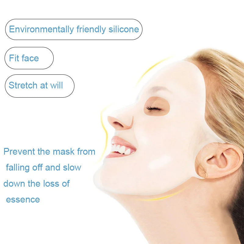 Silicone Face Mask Cover Reusable Sheet Mask Accessory