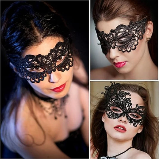 Lace Masquerade Mask for Women Halloween & Costume Parties
