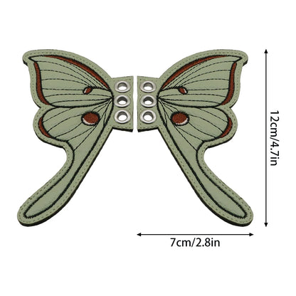 Bat Shoe Charms Embroidered Wings for Sneakers & Halloween