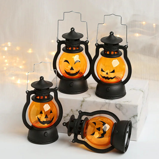 Halloween Pumpkin Lantern LED Hanging Light for Party Decor