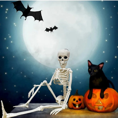 Halloween Skeleton Decoration Plastic Prop for Haunted House Party