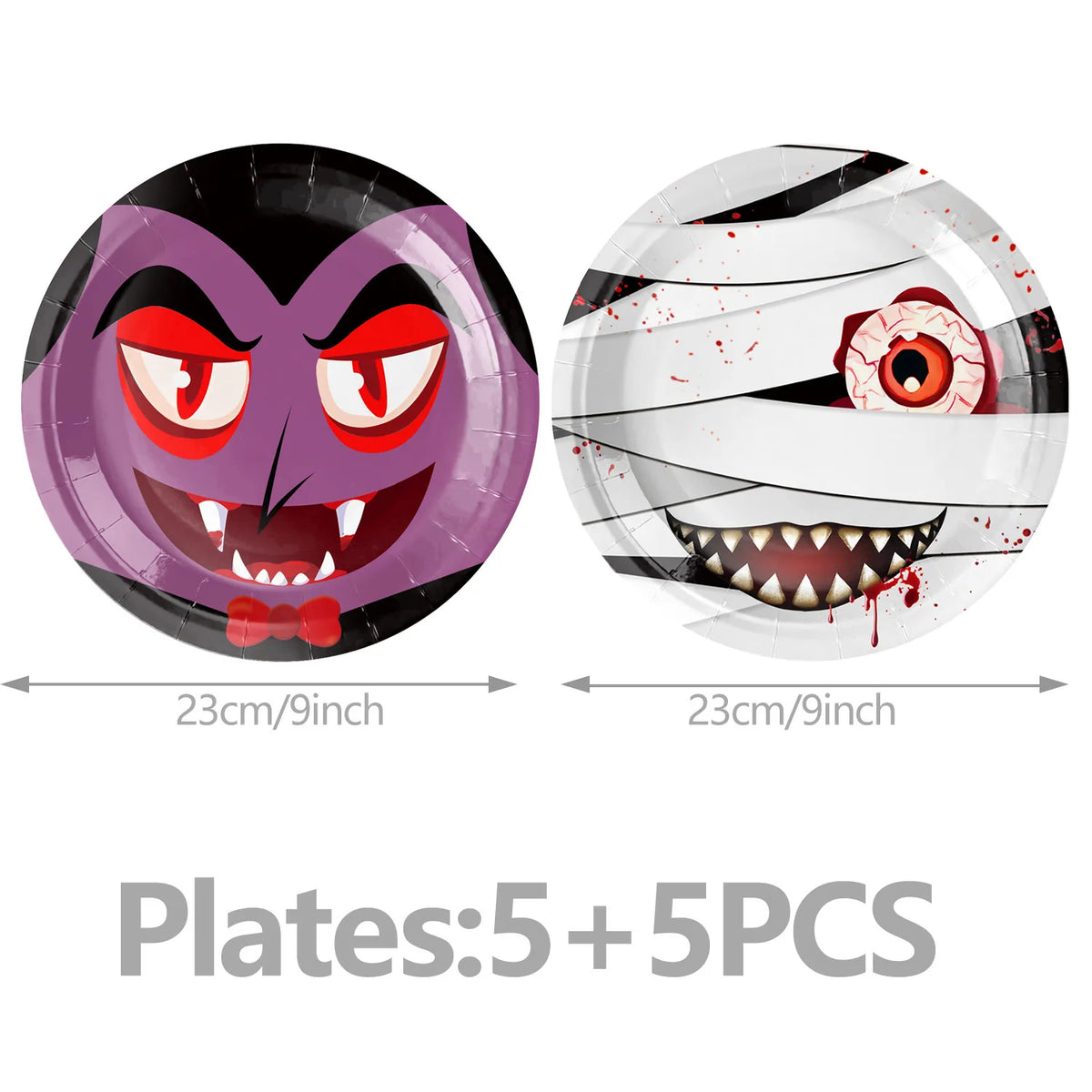 Halloween Ghost Decorations, Party Tableware and Hanging Decor