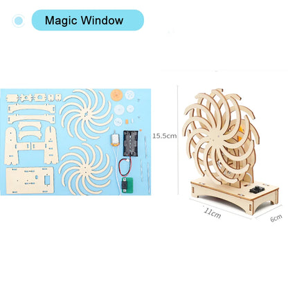 DIY STEM Science Kit Wooden Dinosaur Model for Teens
